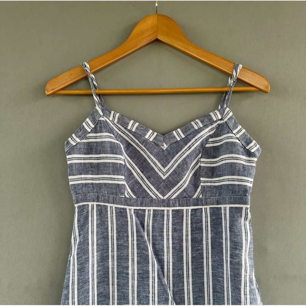 🎉5 for $45 🎉 St Tropez West Dress Maxi Long Size 4 Pure Linen - Picture 4 of 10